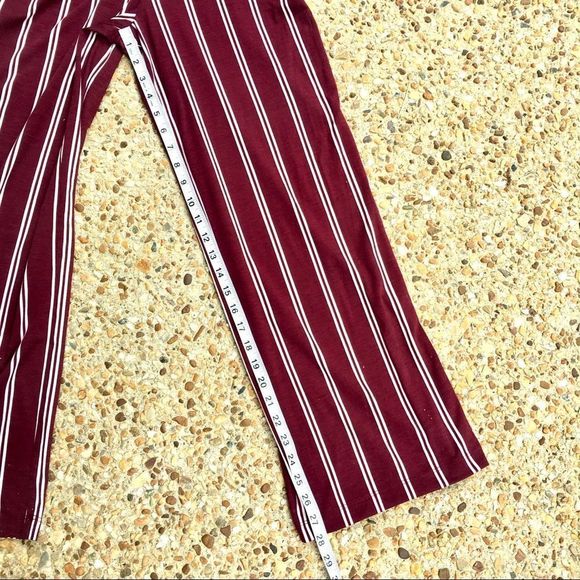 Derek Heart Striped Jumpsuit Short Sleeve S - Picture 5 of 7